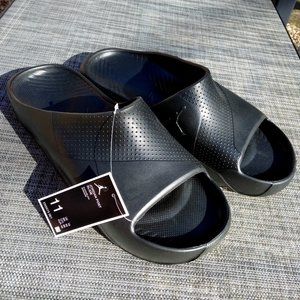 Jordan Post Slides Black Size 11 (DX5575 001)